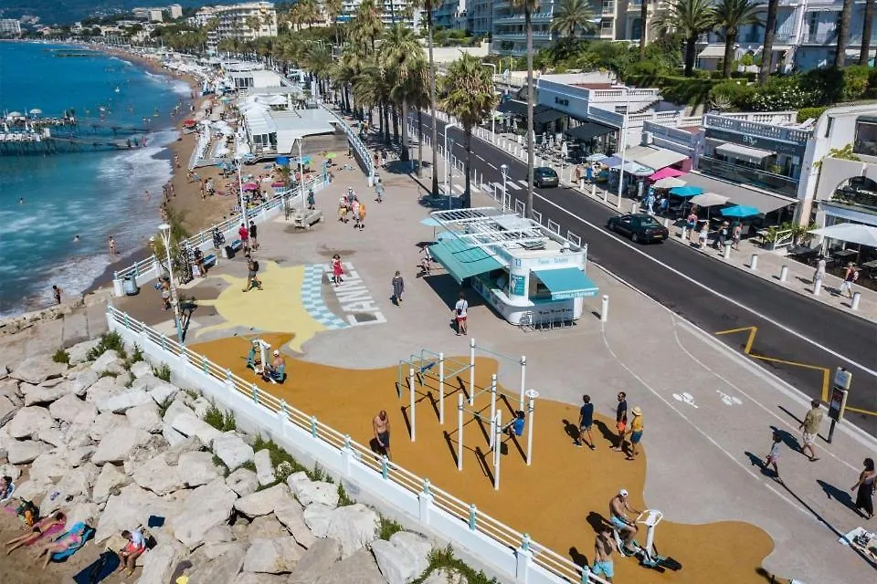 La Douceur Cannoise Soit Un 2P Cosy Terrasse Piscine Vue Jardin Proche Plage A Pied Cannes 0*,